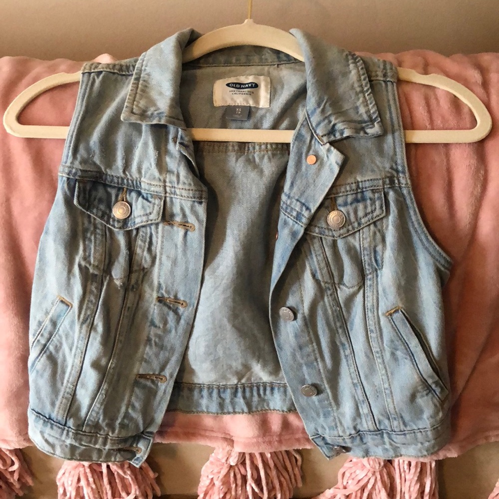Old navy Jean vest